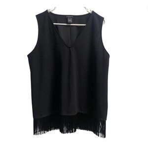 Ann Taylor Fringe Tank/Vest Sz XL
